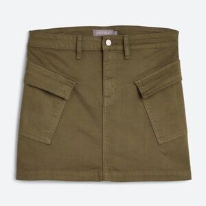 Olive Cargo Mini Skirt Petite MP